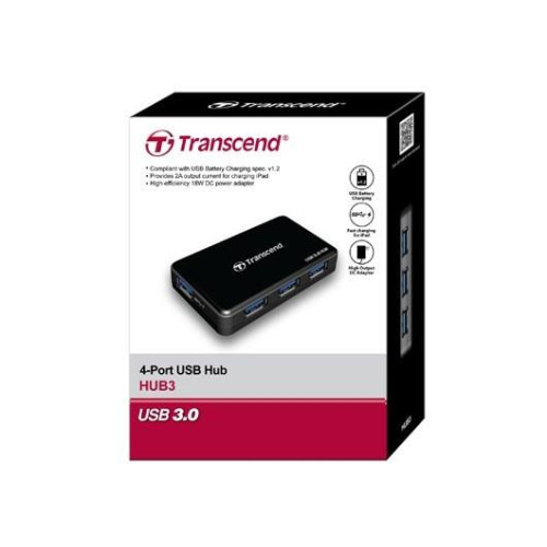 HUB I / O USB3 4PORT TS-HUB3K TRANSCEND-17158963