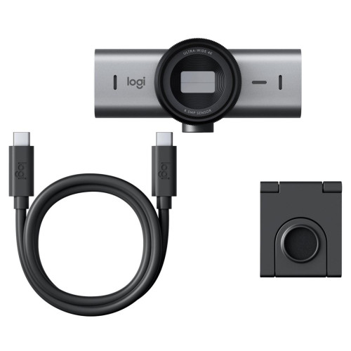 Logitech MX Brio 705 for Business kamera internetowa 8,5 MP 4096 x 2160 px USB 3.2 Gen 1 (3.1 Gen 1) Aluminium, Czarny-1