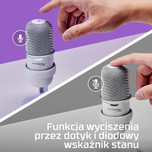 Mikrofon HyperX SoloCast biały (519T2AA)-17159368