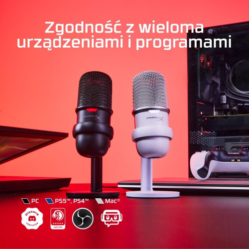 Mikrofon HyperX SoloCast biały (519T2AA)-17159369