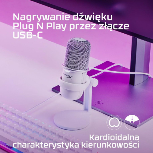 Mikrofon HyperX SoloCast biały (519T2AA)-17159373