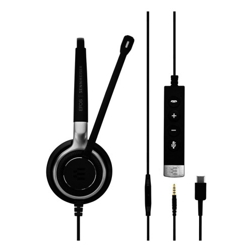 EPOS | SENNHEISER IMPACT SC 635 USB-C Zestaw słuchawkowy Przewodowa Opaska na głowę Połączenia/muzyka USB Type-C Cz
