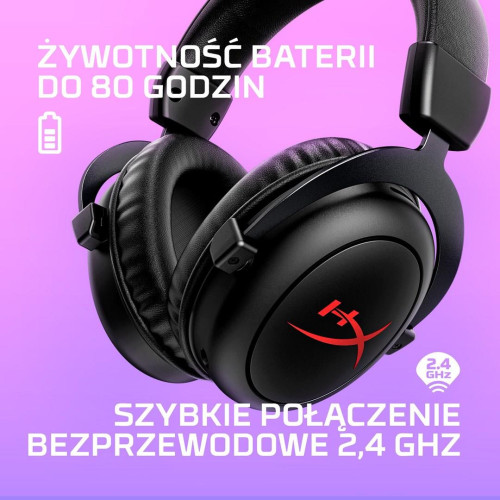 Bezprzewodowy zestaw słuchawkowy do gier Kingston HyperX Cloud II Core-17159893