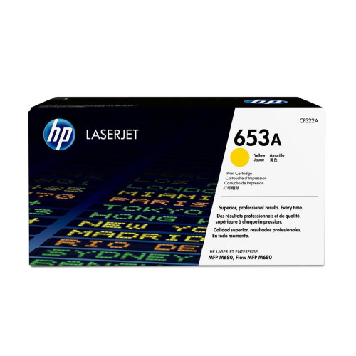 Wkład HP nr 653A HP653A HP 653A Żółty Gelb (CF322A)