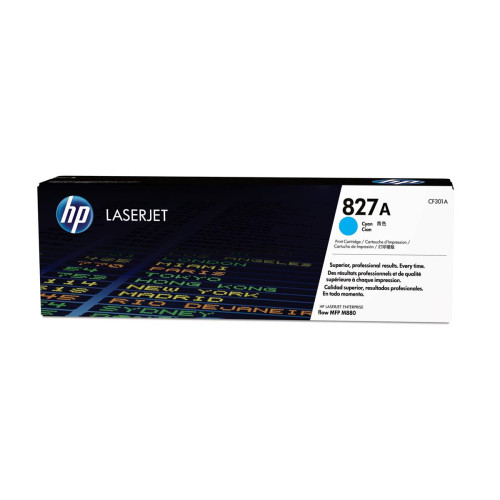 HP 827A oryginalny wkład z błękitnym tonerem LaserJet-17172221