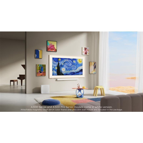 Telewizor TCL NXTFrame 55A300 PRO QLED 55'' 4K Ultra HD 144Hz Google TV Dolby Vision IQ Biały-17174176