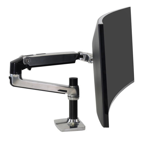 Ergotron LX DESK MOUNT LCD ARM POLISHED/32IN BLACK/WHITE VESA MIS-D-17174405