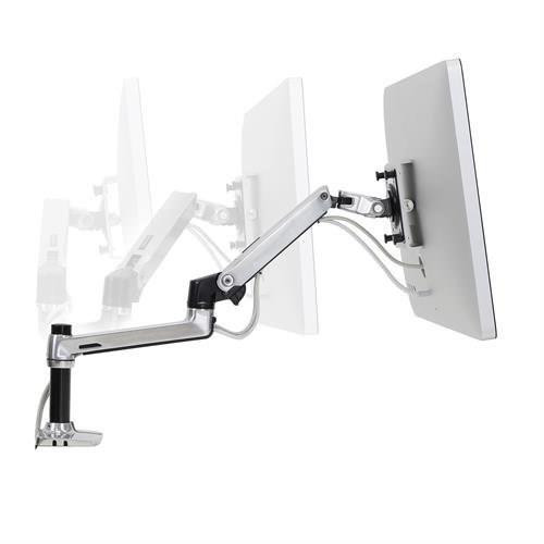 Ergotron LX DESK MOUNT LCD ARM POLISHED/32IN BLACK/WHITE VESA MIS-D-17174414