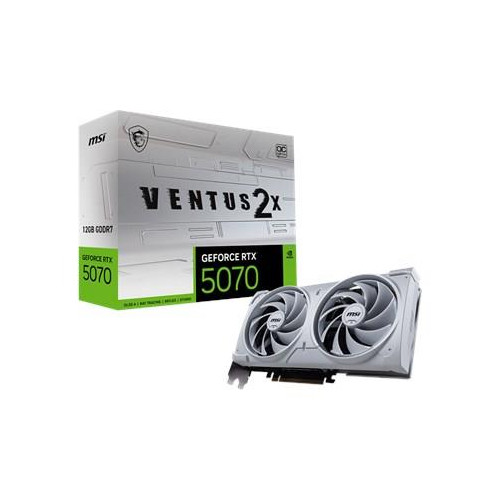 MSI GeForce RTX5070 VENTUS 2X OC White NVIDIA GeForce RTX 5070 12 GB GDDR7
