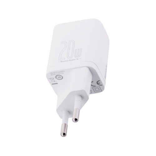 BASEUS ŁADOWARKA SIECIOWA SUPER SI 20W (BIAŁA)-17195315