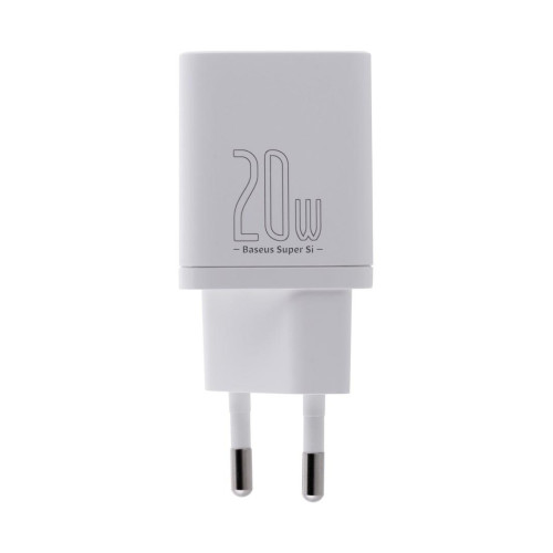 BASEUS ŁADOWARKA SIECIOWA SUPER SI 20W (BIAŁA)-17195316
