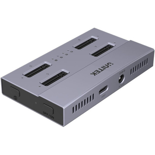 Unitek USB4 4-kieszeniowa stacja dokująca/ klonująca M.2 SSD