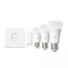 Philips Hue W Starter Kit 9,5W A60 E27 3szt, mostek, przełącznik Philips Hue Hue W Starter Kit 9,5W A60 E27, 3szt., mo