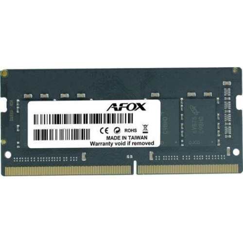 AFOX SO-DIMM DDR4 32GB 3200MHZ RANK1 4GX8 AFSD432PX1P