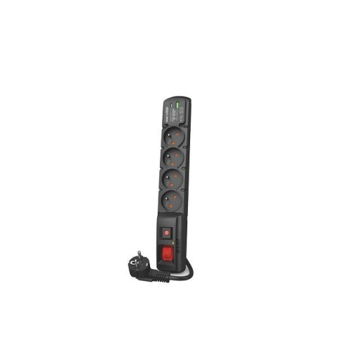 LISTWA ZASILAJĄCA ACAR F4 USB A+C 3M 4X 230V PL PD 3.0 QC CZARNA