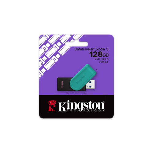 KINGSTON FLASH 128GB USB 3.2 Gen 1 DataTraveler Exodia S B+T-17294827