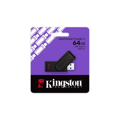 KINGSTON FLASH 64GB USB 3.2 Gen 1 DataTraveler Exodia S B+B-17294842