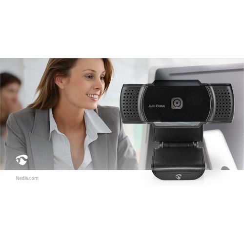 Nedis WCAM110BK kamera internetowa 5 MP 2592 x 1944 px USB 2.0 Czarny-17295240