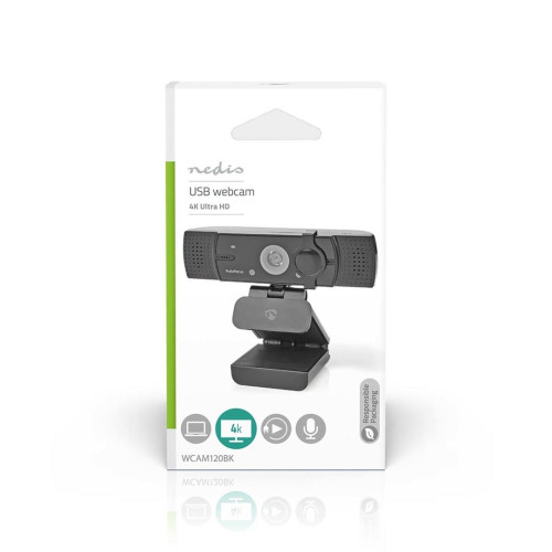 Kamerka internetowa Nedis Full HD 60fps / 4K 30fps czarna-17295248