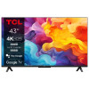 Telewizor TCL 43P655 LED 43'' 4K Ultra HD Google TV Dolby Vision DVB-T2 Czarny