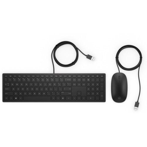 Zestaw klawiatura + mysz HP Pavilion Wired Keyboard and Mouse 400 Combo czarne 4CE97AA-1732956