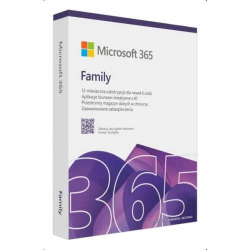Microsoft 365 Family Polish EuroZone Subscr-17381901