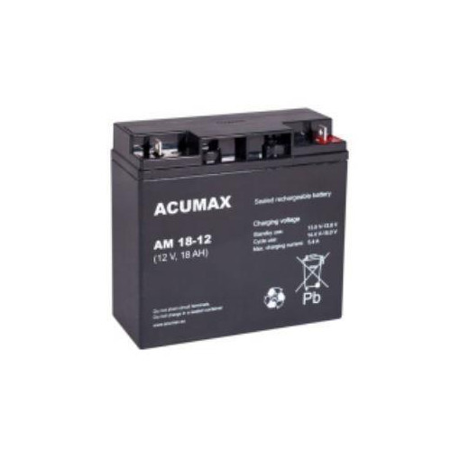 Bateria 12V 18AH VRLA AM18-12 Acumax EMU