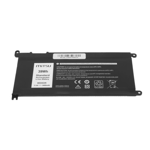 Bateria Mitsu do Dell Vostro 14 (5468), Inspiron 15 (5568) - 3400mAh-17399080