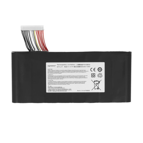Bateria Movano do MSI Leopard GP65, GT72, GT76, WT72-17399291