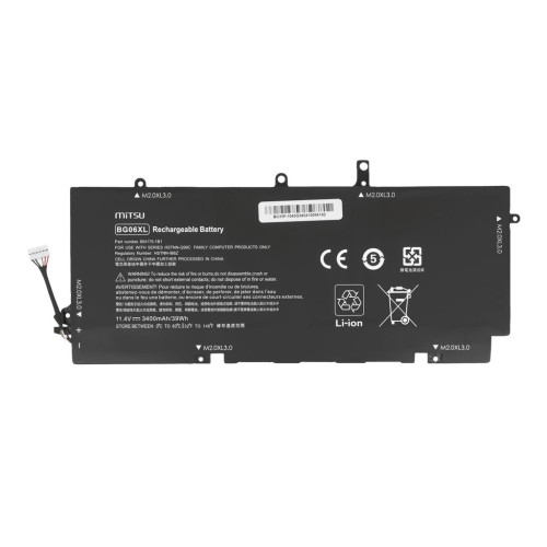Bateria Mitsu do HP EliteBook Folio 1040 G3-17399418