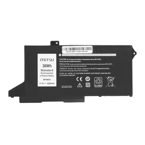 Bateria Mitsu do Dell Latitude 5420, 5520, Precision 3560 - 11.1V-17399448
