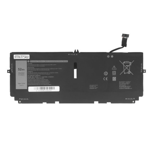 Bateria Mitsu do Dell XPS 13 9300, 9310, 9380-17399568