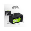 GREEN CELL AKUMULATOR LIFEPO4 CUBE 10AH 12V/12.8V 128WH LFPGC12V10AH-17444186
