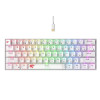 Klawiatura gamingowa Havit KB903L (biel transparentna)