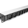Digitus Listwa zasilająca z profilem aluminiowym, 10 gniazd, przewód zasilający 2 m, wtyczka IEC C20-17464450