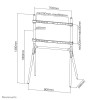 Zestaw TV FLOOR STAND BLACK 37-70
