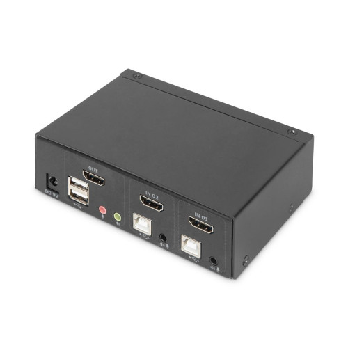 DIGITUS PRZEŁĄCZNIK KVM 2 PORTOWY HDMI, 4K 30HZ DS-12870-17417347
