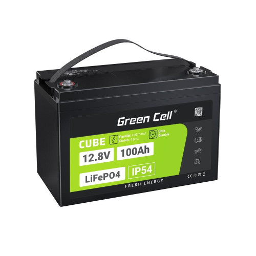 GREEN CELL AKUMULATOR LIFEPO4 CUBE 100AH 12V/12.8V 1280WH LFPGC12V100AH-17444059
