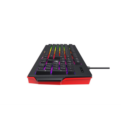 Klawiatura gamingowa Havit KB866L (czarno-czerwony)-17457814