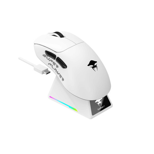 Mysz gamingowa bezprzewodowa Havit StarBlaze-1 (biało-czarny)
