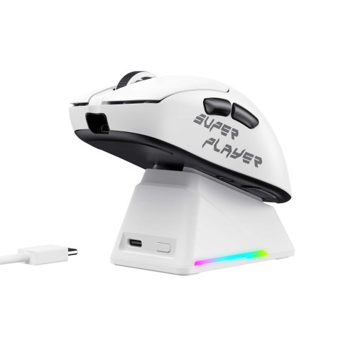 Mysz gamingowa bezprzewodowa Havit StarBlaze-1 (biało-czarny)-17457973