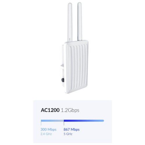 Zewnętrzny przemysłowy punkt dostępowy D-Link DIS-3650AP AC1200 - 2,4 GHz - 5 GHz - 867 Mbit/s - 64-bitowy WEP - 128-