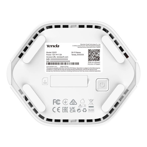 Router Tenda 5G01 AX1500 Wi-Fi 6 5G NR-17460384
