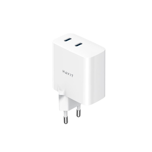 Ładowarka Havit USB-C+USB-C UC45 EU-17464012