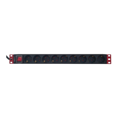 Listwa zasilająca 19' 1U X9 - gniazda Schuko-13004595