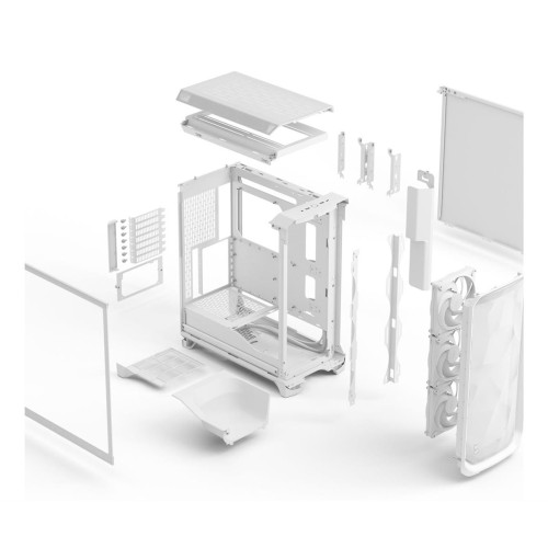 Obudowa Fractal Design Meshify 3 White TG Clear Tint - Etui - ATX-17472985