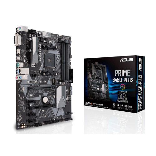 Płyta główna ASUS PRIME PRIME B450-PLUS (AM4; 4x DDR4 DIMM; ATX; CrossFireX)-3244536