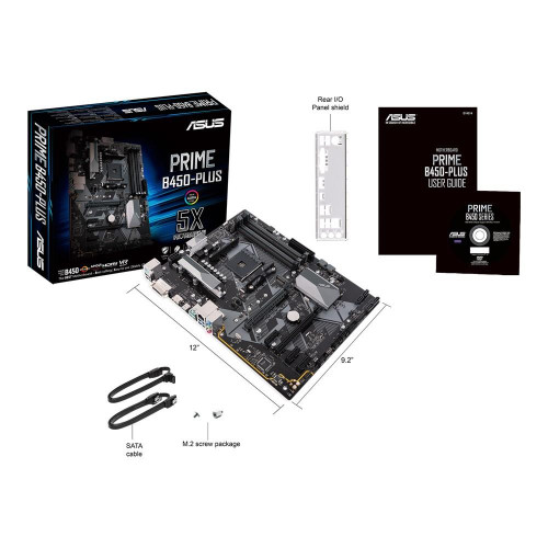 Płyta główna ASUS PRIME PRIME B450-PLUS (AM4; 4x DDR4 DIMM; ATX; CrossFireX)-17477864