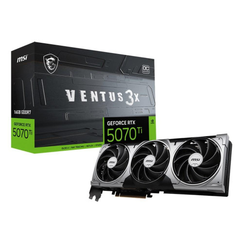 Karta graf. MSI RTX 5070 Ti 16G VENTUS 3X OC-17489979