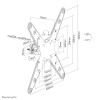 Neomounts FL40-430BL14 uchwyt do telewizorów 139,7 cm (55